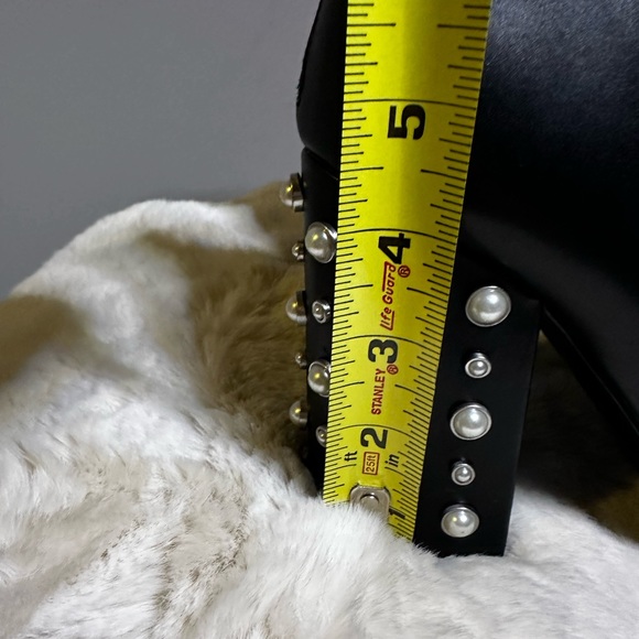 Ivanka Trump pearl studded leather bootie - Picture 5 of 11